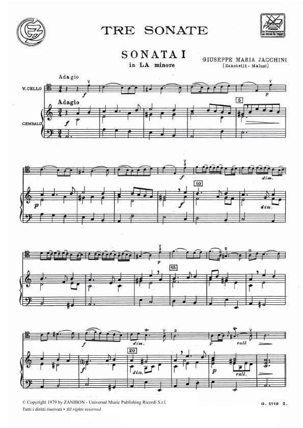 Tre Sonate